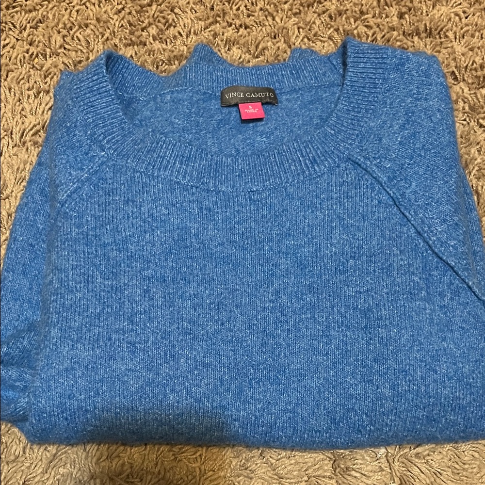 Vince Camuto Vibrant Blue Knit Pullover